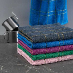 Kit 5 Pano Copa Xadrez Algodão Vintage Chef Laune Haus Cores sortidas