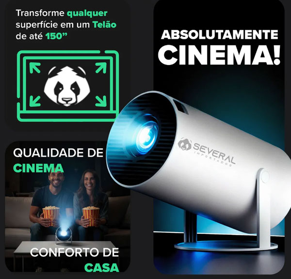 Projetor Smart Portátil Several Full Hd 4k Android 11 - Image 4