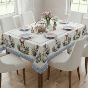 Toalha De Mesa Páscoa 8 Lugares Ideal Mesa Posta E Decoração