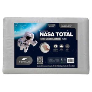 Travesseiro Nasa Total Alto Ortopédico 50x70 Fibrasca Branco