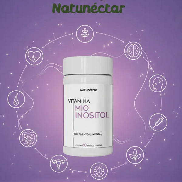 Mio Inositol 400mg 60 Cápsulas 500mg - Natunéctar - Image 2
