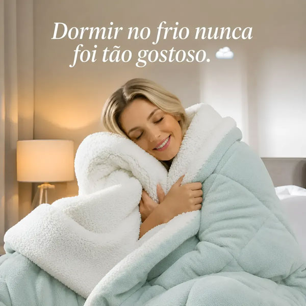 Cobertor Casal Inverno Super Quentinho Lã De Ovelha Queen - Dupla Face Premium – Ô de Casa