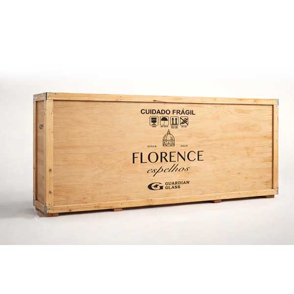 Espelho Verona Oval Base Reta Corpo Inteiro Com Moldura em Couro Premium 120x50 Sala Quarto - Imagem 5